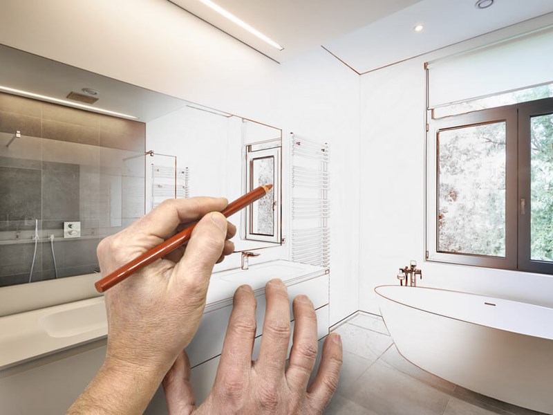 Budget bathroom renovations